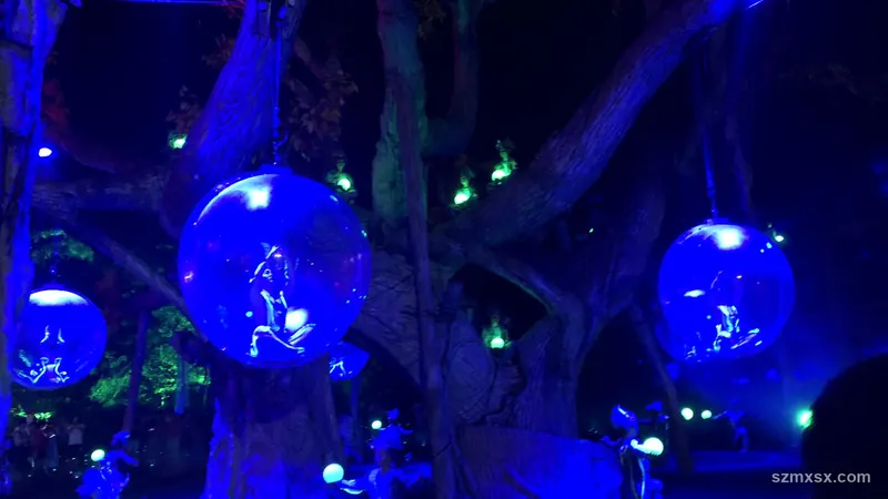山体投影夜游光影秀实景